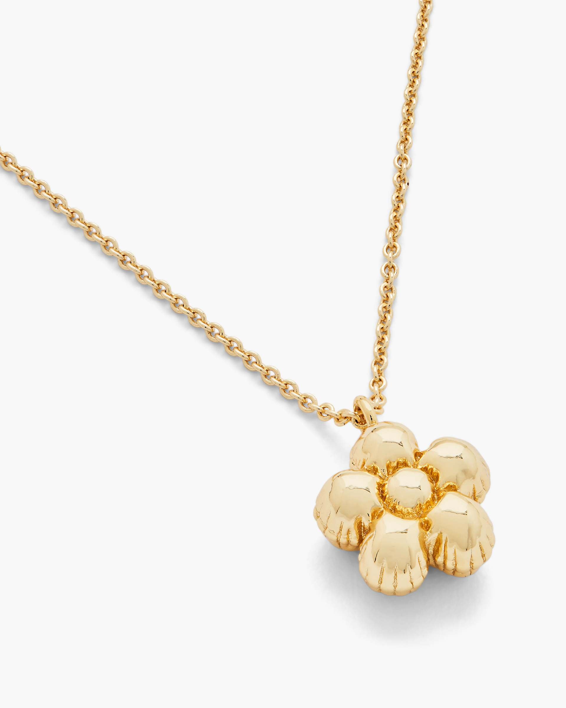 The Daisy Balloon Necklace - Light Antique Gold | Marc Jacobs online