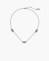 The J Marc Luxe Station Necklace - Silver/Crystal | Marc Jacobs discount