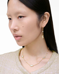 The J Marc Luxe Station Necklace - Gold/Crystal | Marc Jacobs online