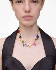 The Marc Nails Necklace - Silver/Multi | Marc Jacobs sale