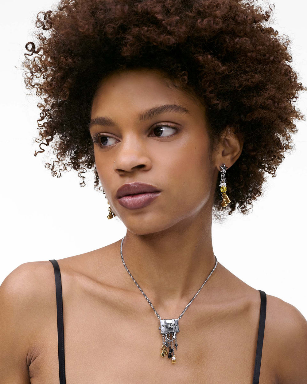 The Bag Life Charm Necklace - Gold/Silver | Marc Jacobs for sale