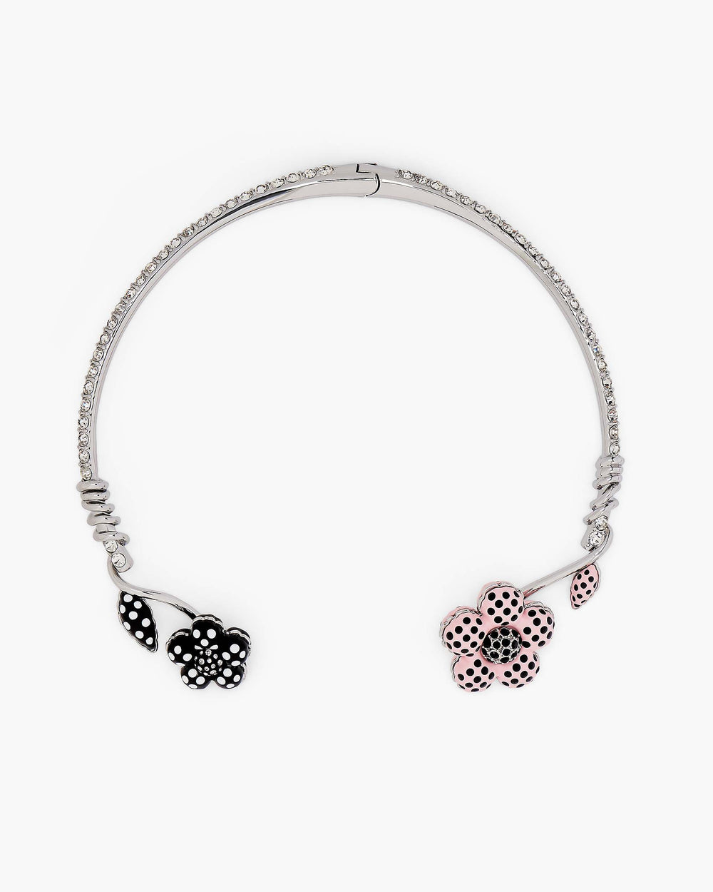 The Dots Daisy Collar Necklace - Silver/Peach | Marc Jacobs on sale
