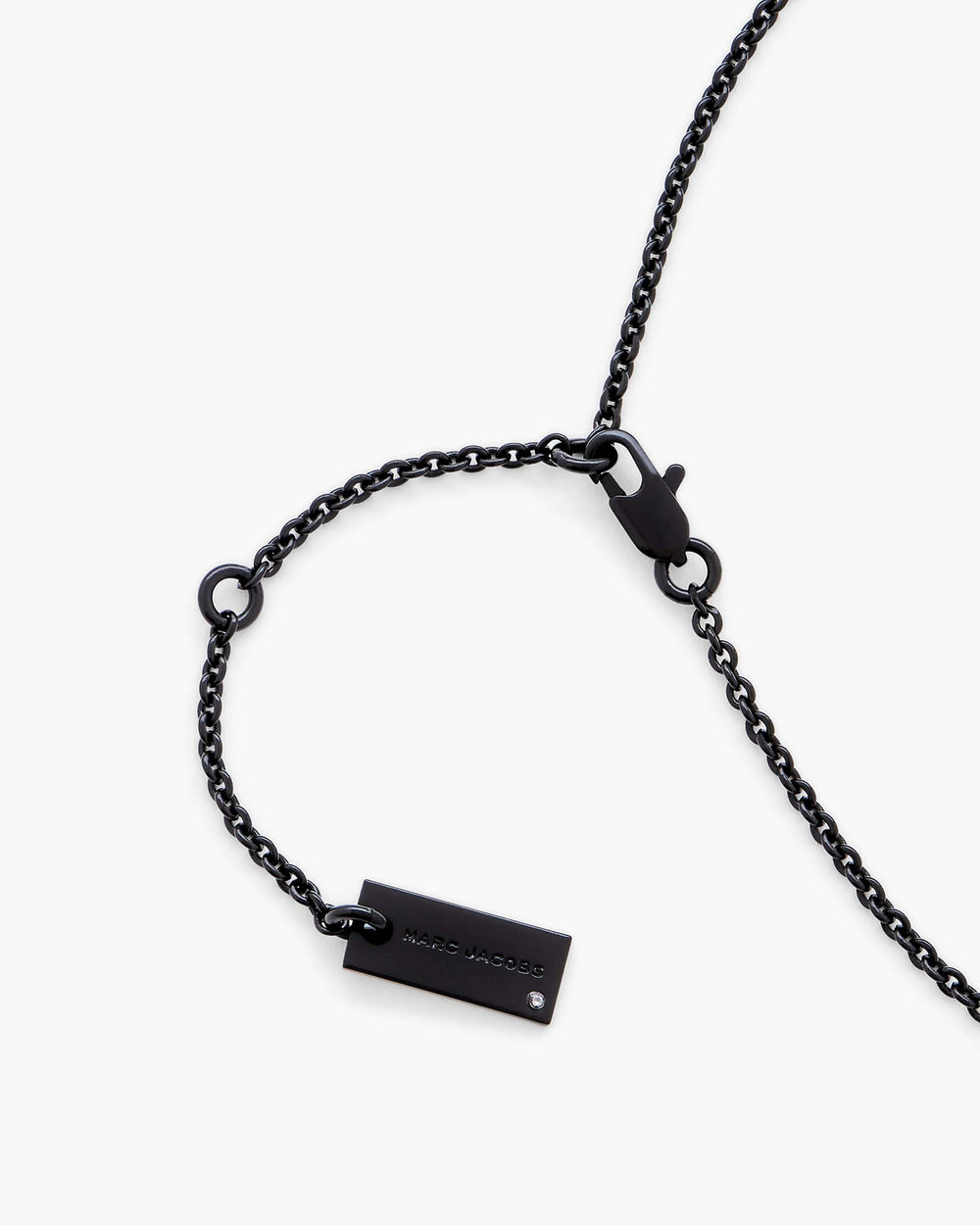 The Daisy Pave Necklace - Black/Black Crystal | Marc Jacobs online