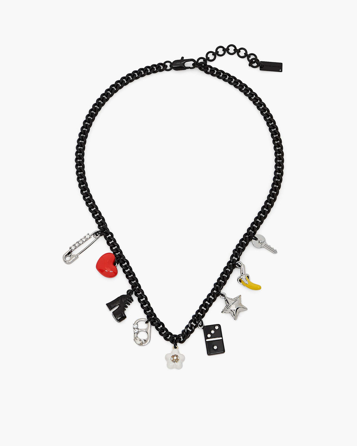 The Collector Charm Necklace - Black Multi | Marc Jacobs online