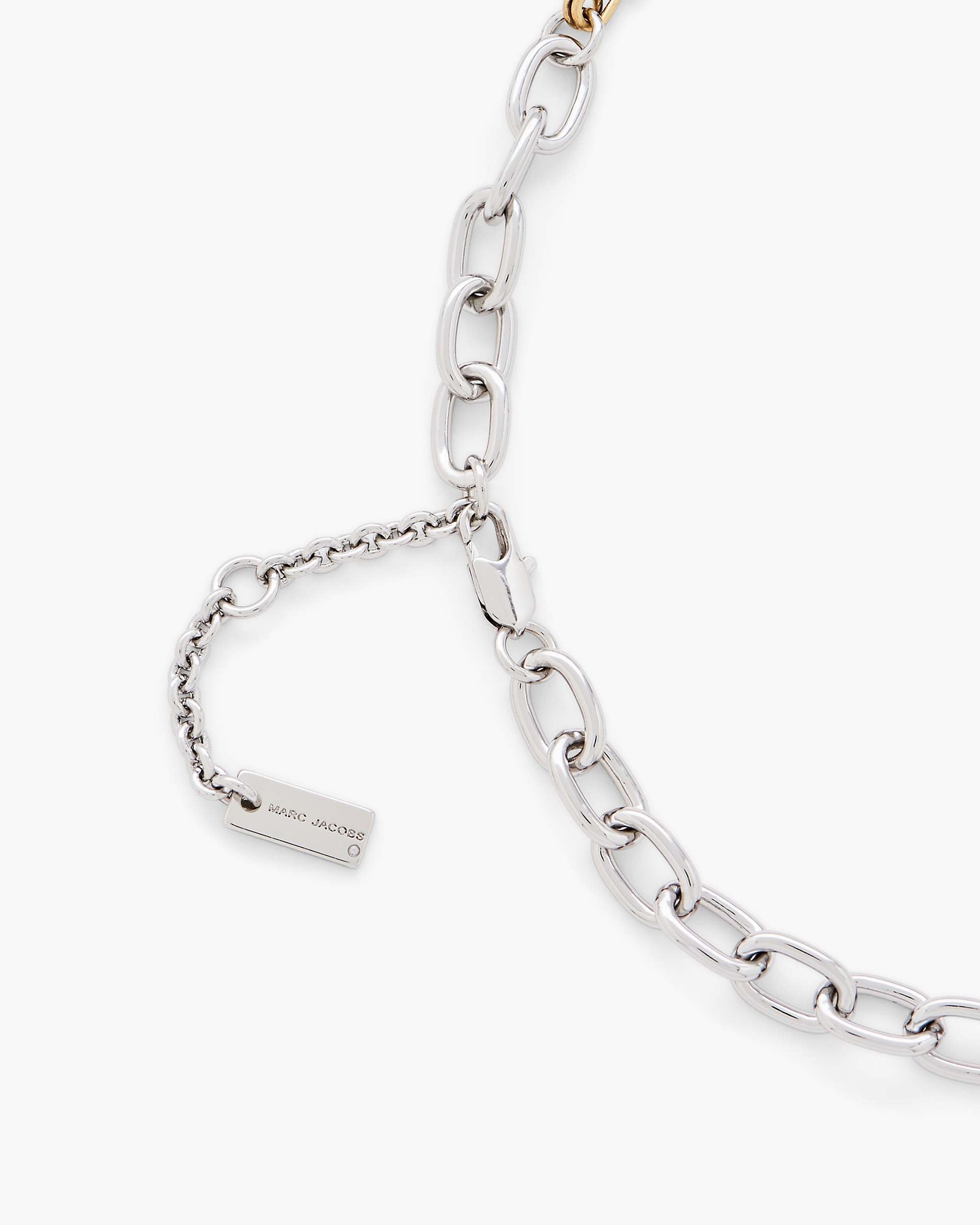 The Grunge Glam Charm Necklace - Gold/Silver | Marc Jacobs sale