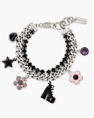 The Mini Icon Dot Charm Bracelet - Silver/Multi | Marc Jacobs for sale
