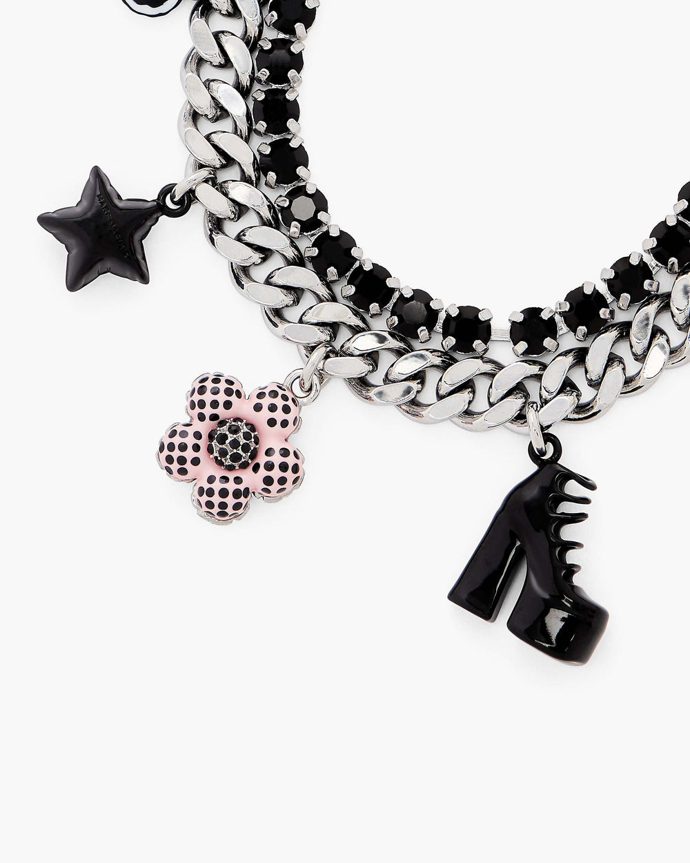The Mini Icon Dot Charm Bracelet - Silver/Multi | Marc Jacobs for sale