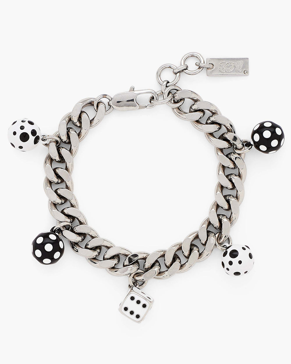 Derrick Adams X Marc Jacobs Dice Charm Bracelet - Silver/Multi | Marc Jacobs on sale