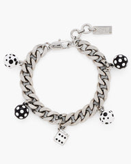 Derrick Adams X Marc Jacobs Dice Charm Bracelet - Silver/Multi | Marc Jacobs on sale