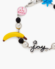 David Shrigley  X Marc Jacobs Joy Flower Station Bracelet - Silver/Multi | Marc Jacobs US