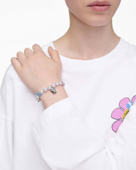 Hattie Stewart X Marc Jacobs Garden Pearl Station Bracelet - Silver/Multi | Marc Jacobs online