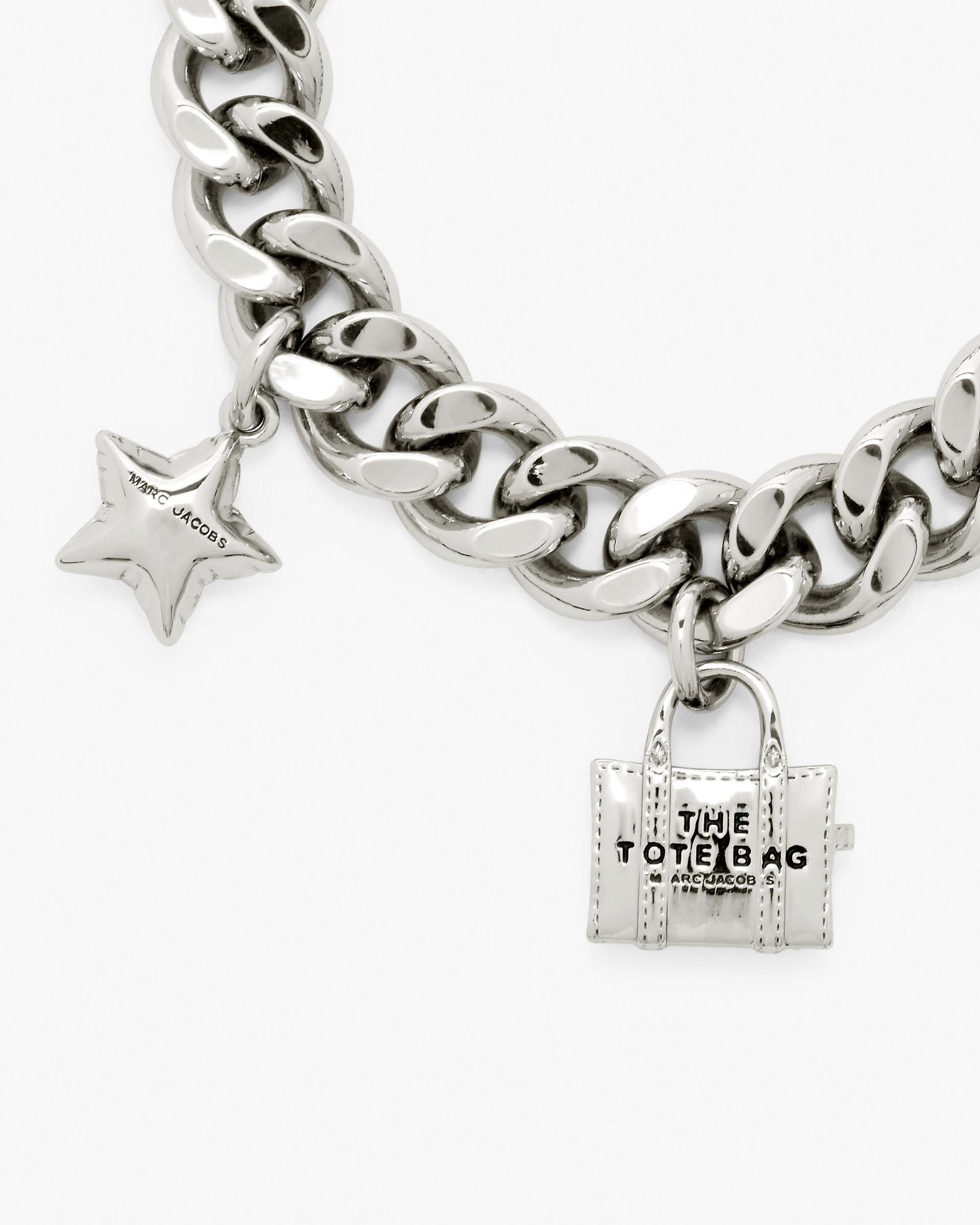The Mini Icon Charm Bracelet - Light Antique Silver | Marc Jacobs online