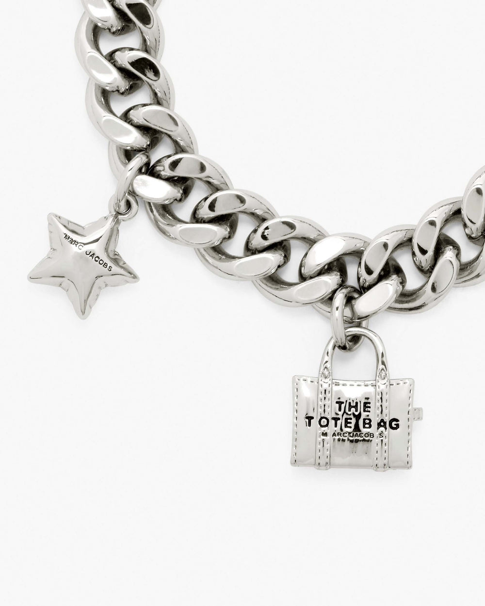 The Mini Icon Charm Bracelet - Light Antique Silver | Marc Jacobs online