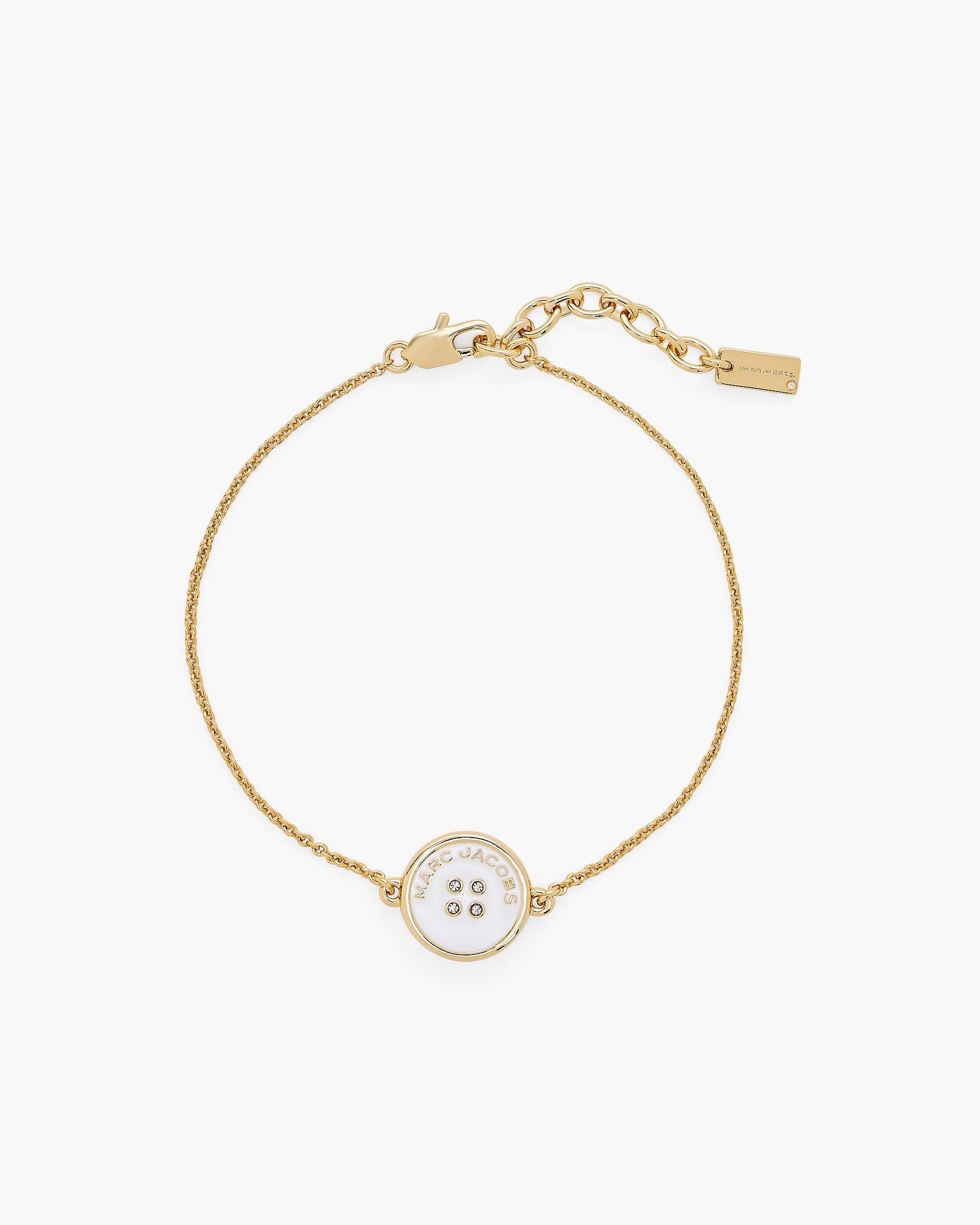 The Button Chain Bracelet - Gold/Cream | Marc Jacobs for sale
