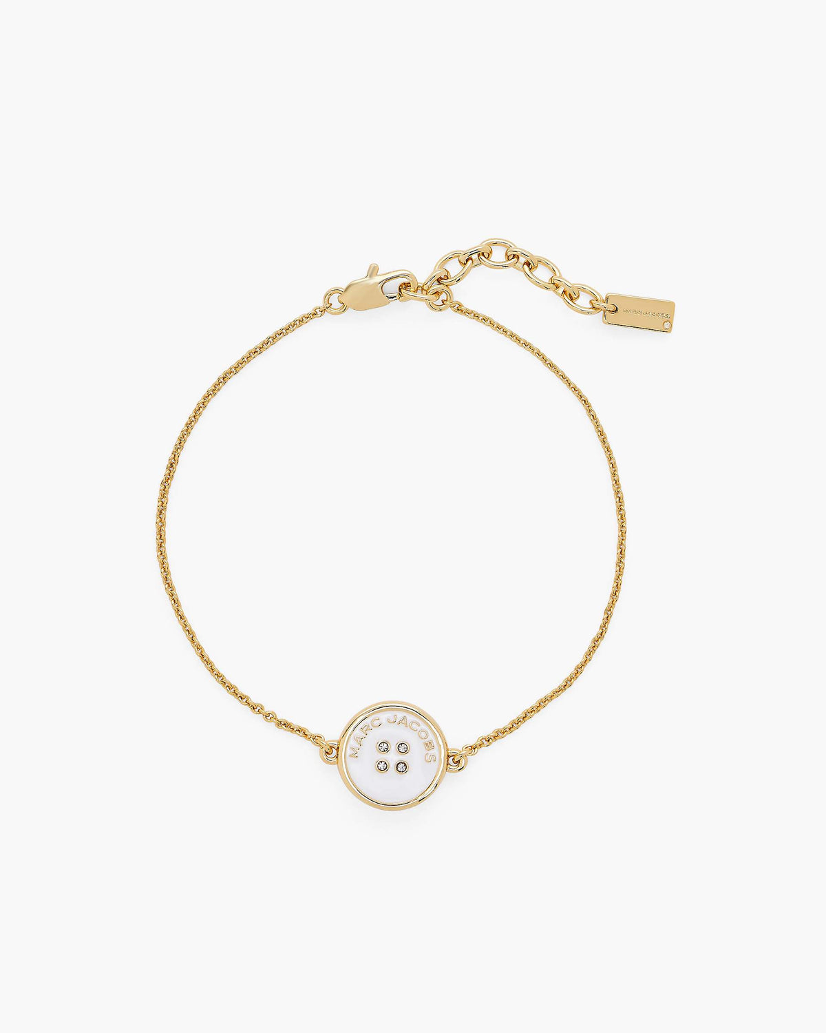 The Button Chain Bracelet - Gold/Cream | Marc Jacobs for sale