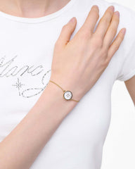 The Button Chain Bracelet - Gold/Cream | Marc Jacobs for sale