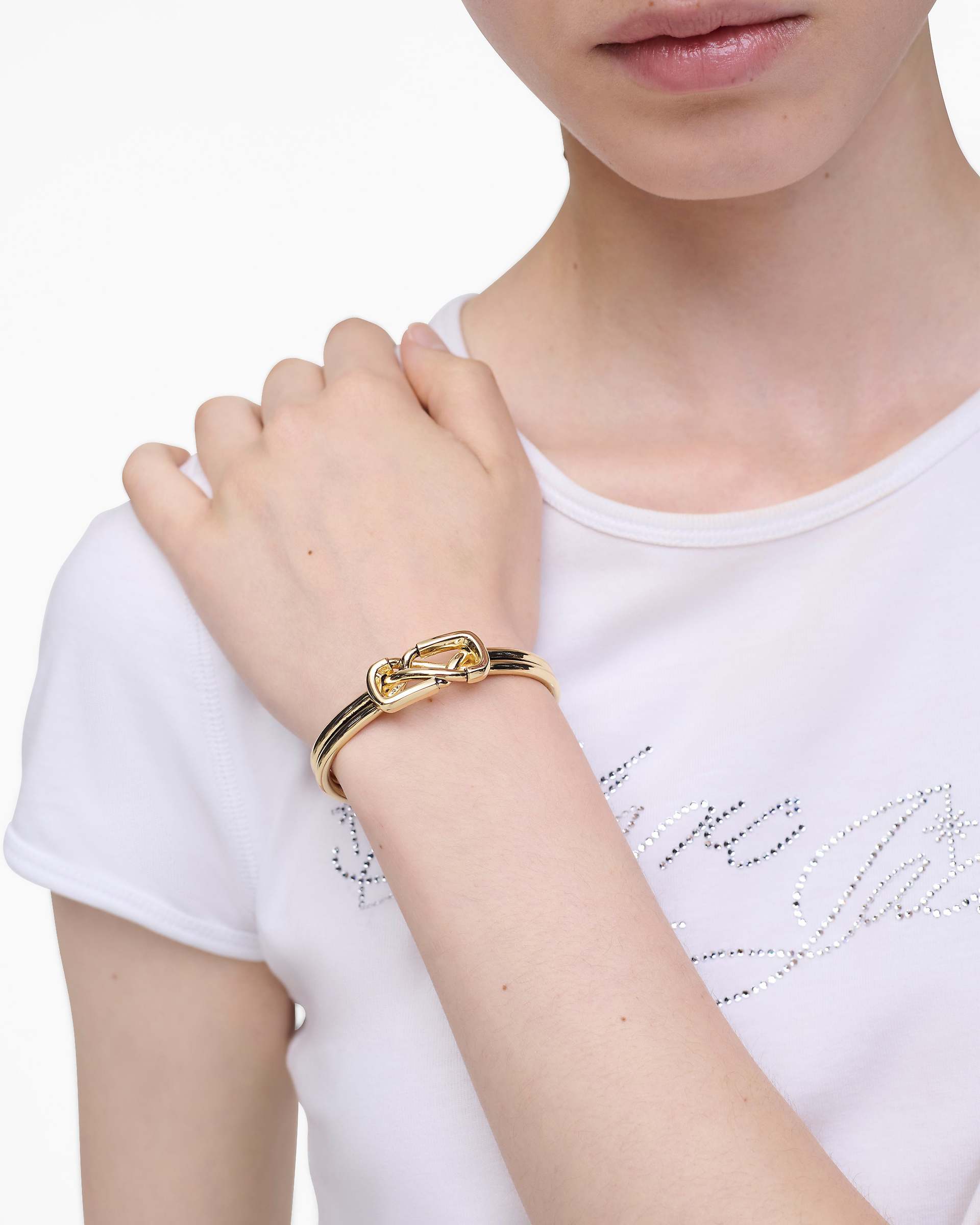The Dual Cuff Bracelet - Gold | Marc Jacobs discount
