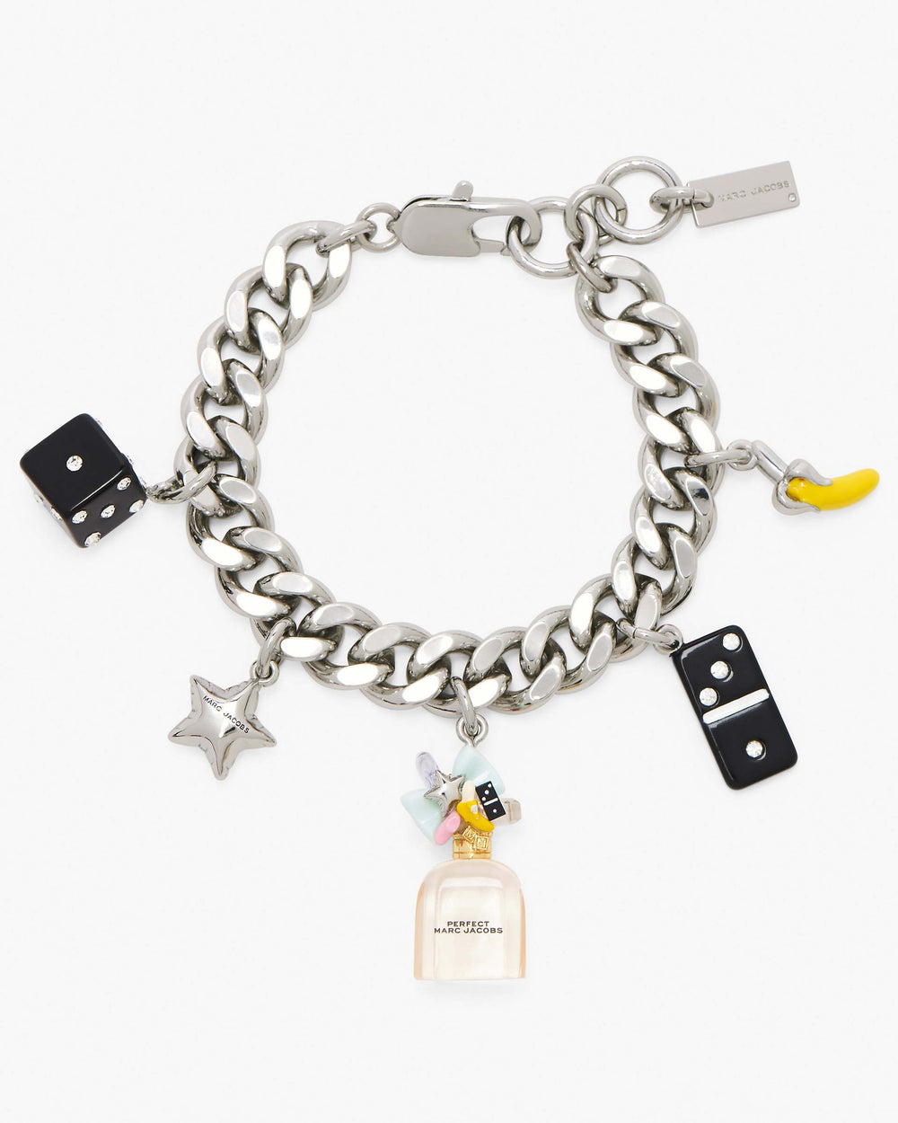 Perfect Charm Bracelet - Silver/Pink Multi | Marc Jacobs for sale