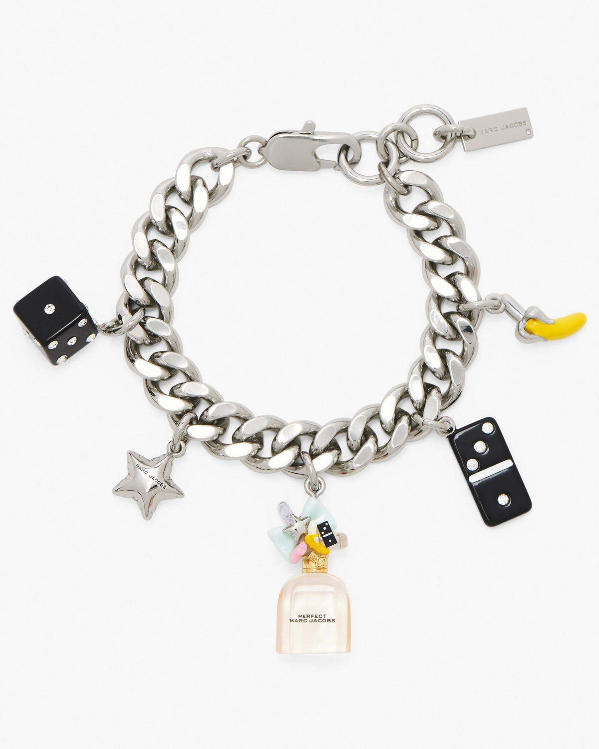 Perfect Charm Bracelet - Silver/Pink Multi | Marc Jacobs for sale