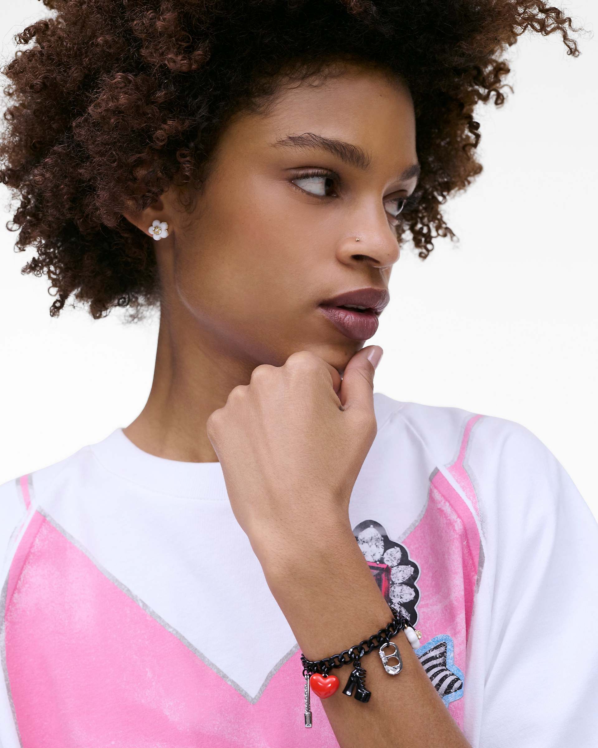 The Collector Charm Bracelet - Black Multi | Marc Jacobs on sale