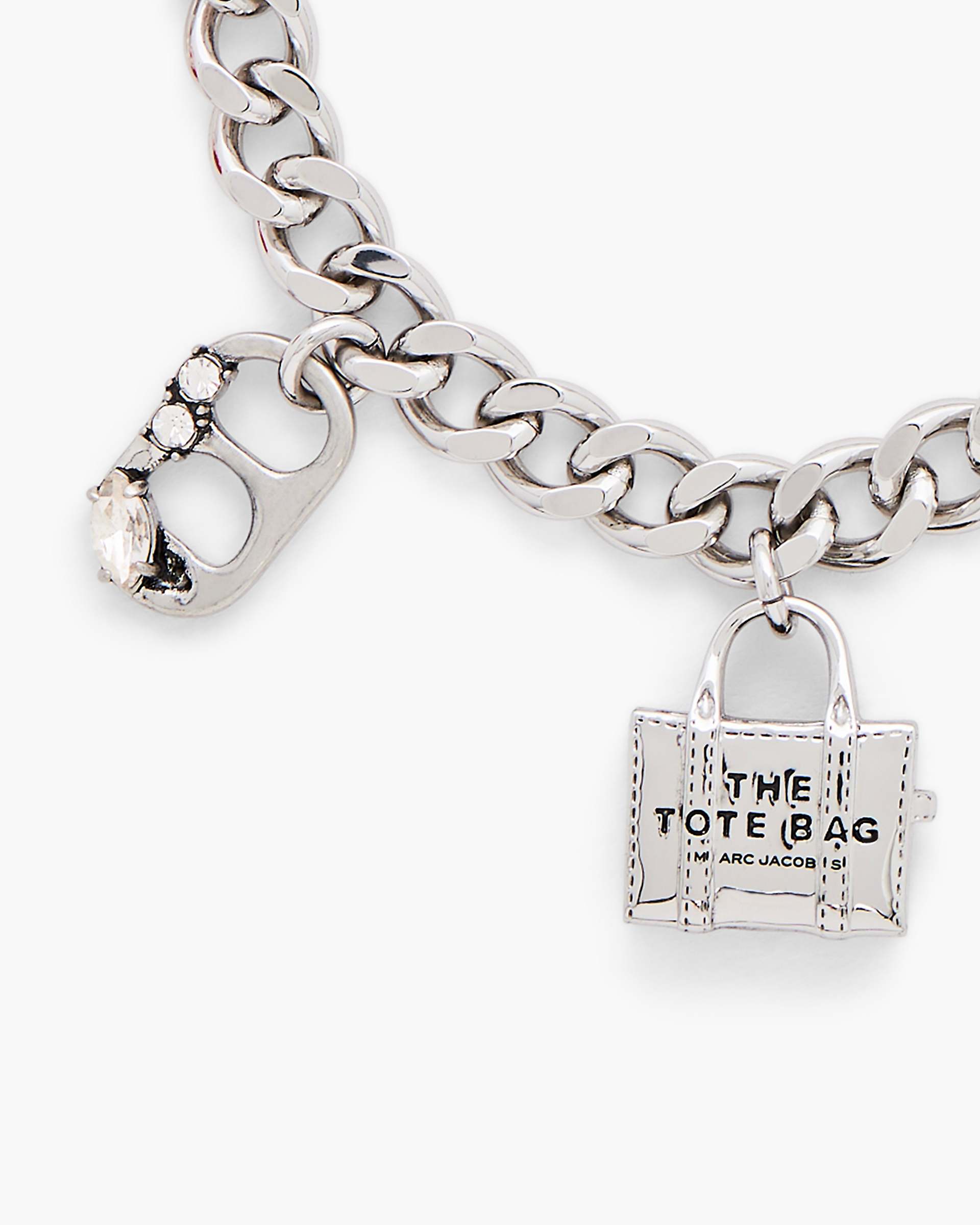 The Sticker Charm Bracelet - Silver Multi | Marc Jacobs US