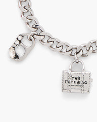 The Sticker Charm Bracelet - Silver Multi | Marc Jacobs US