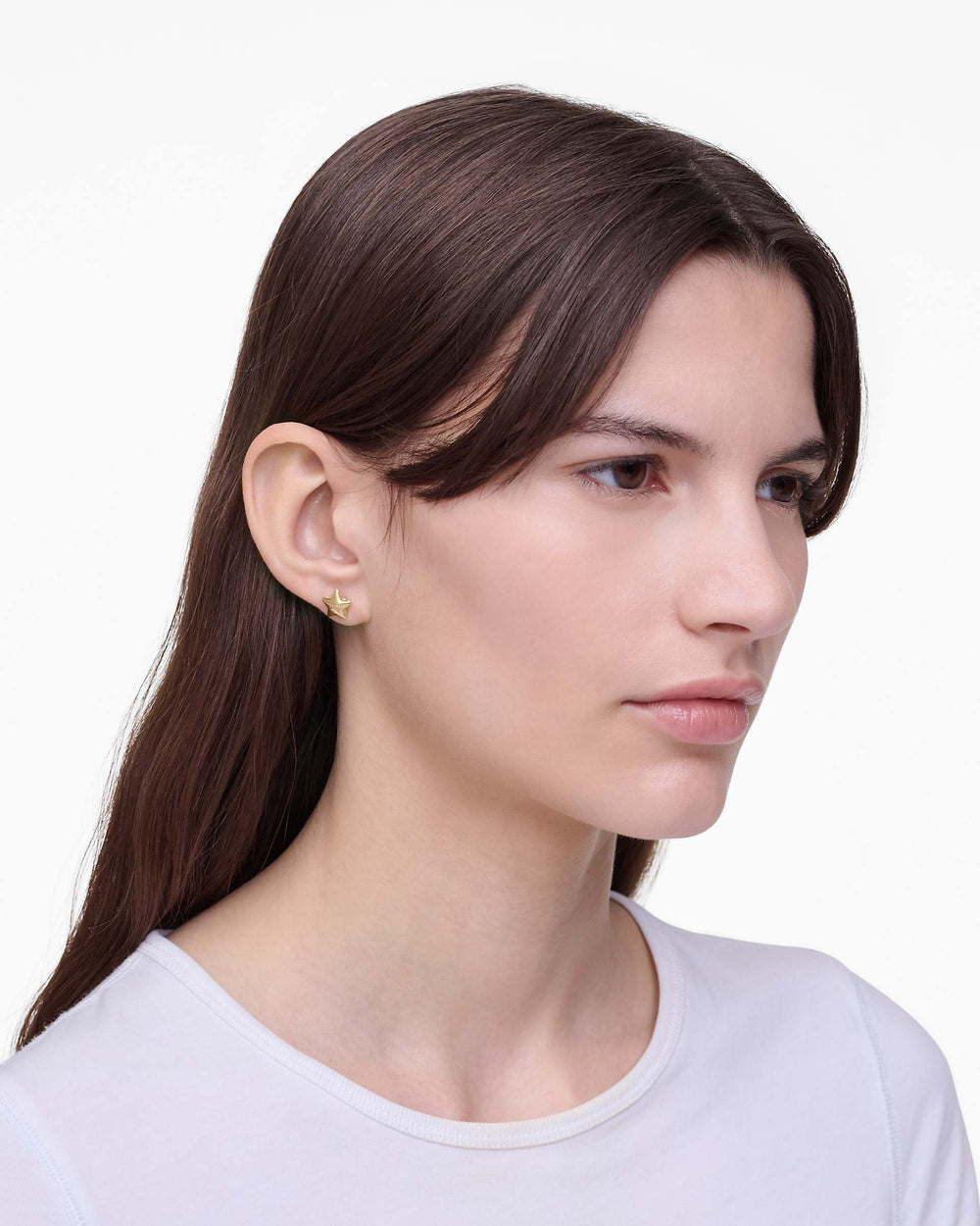 The Star Balloon Stud Earrings - Light Antique Gold | Marc Jacobs online