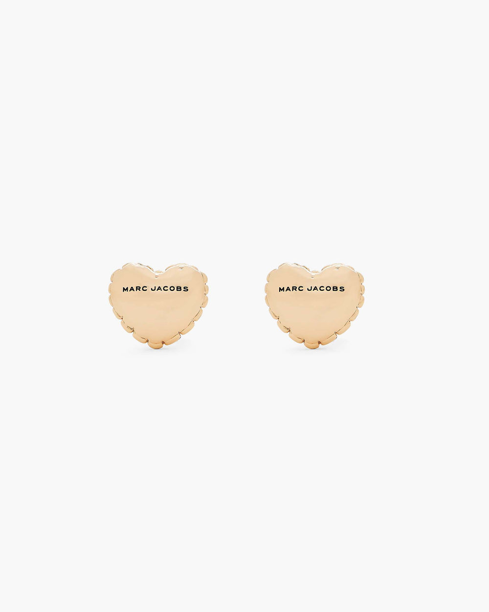The Heart Balloon Stud Earrings - Light Antique Gold | Marc Jacobs online