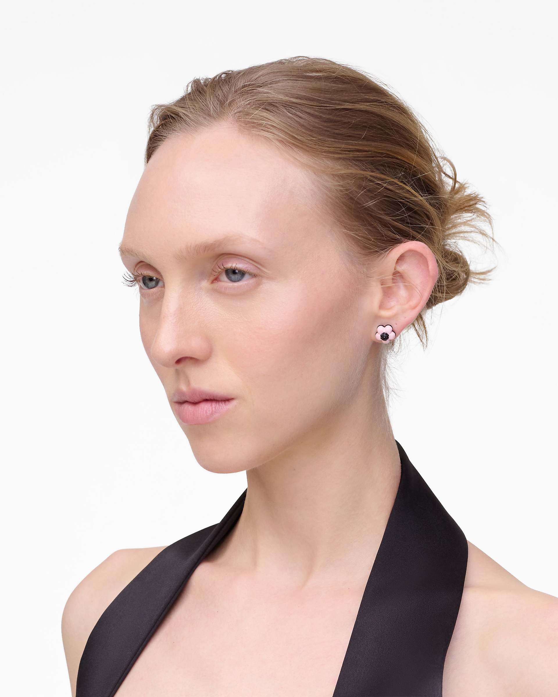 The Daisy Stud Earrings - Silver/Peach | Marc Jacobs for sale