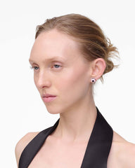 The Daisy Stud Earrings - Silver/Peach | Marc Jacobs for sale
