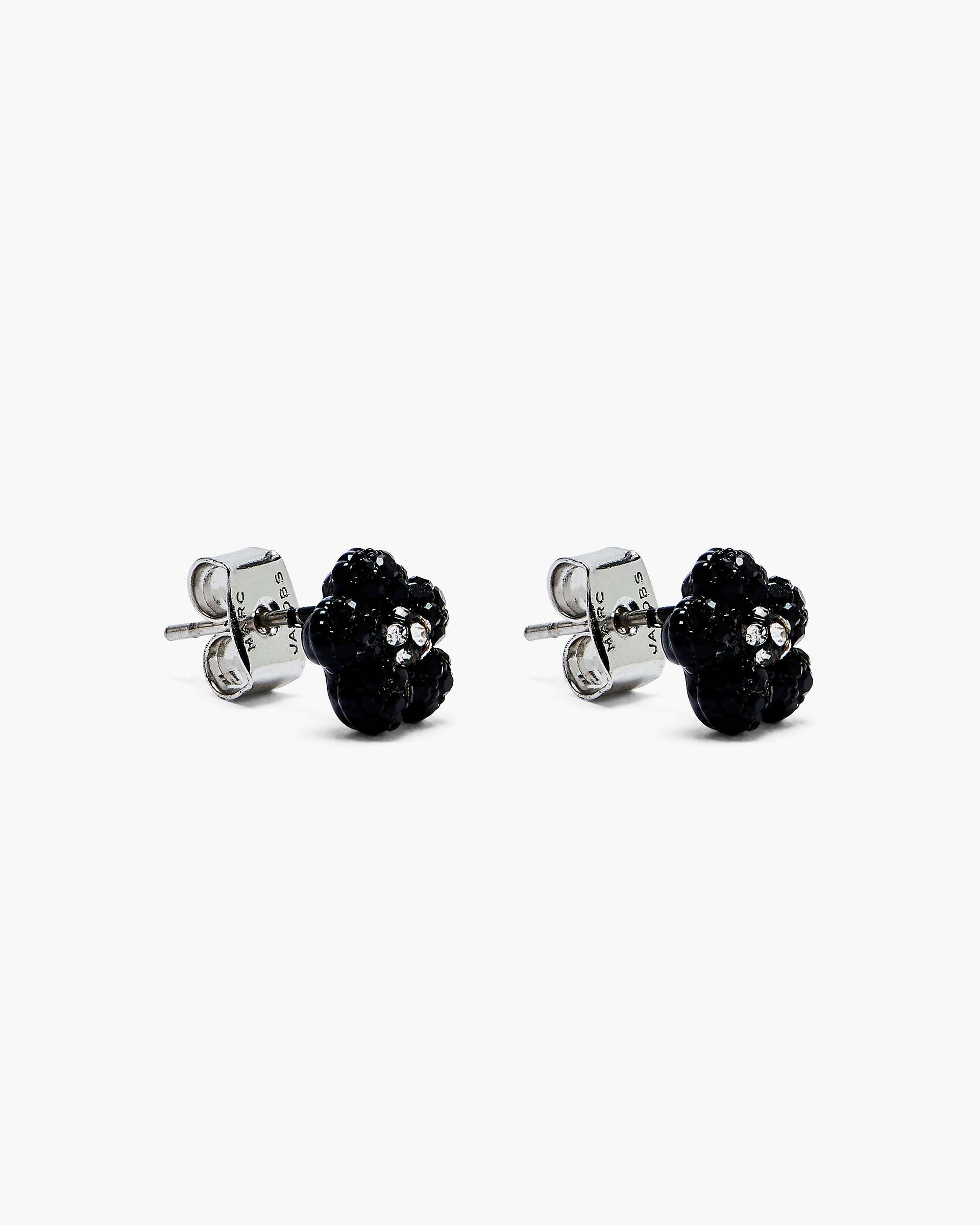 The Daisy Pave Earrings - Black/Crystal | Marc Jacobs US