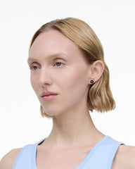 The Daisy Pave Earrings - Black/Crystal | Marc Jacobs US