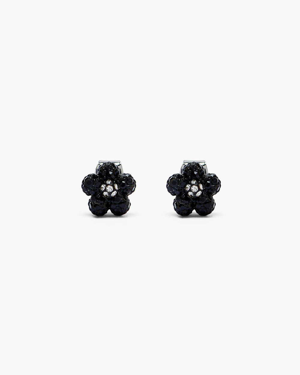 The Daisy Pave Earrings - Black/Crystal | Marc Jacobs US
