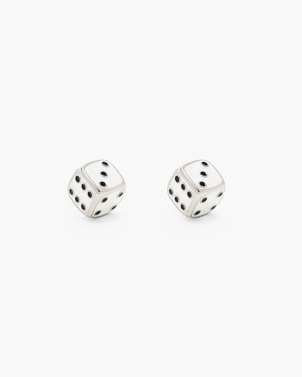 Derrick Adams X Marc Jacobs Dice Stud Earrings - Silver/Multi | Marc Jacobs online