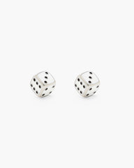Derrick Adams X Marc Jacobs Dice Stud Earrings - Silver/Multi | Marc Jacobs online