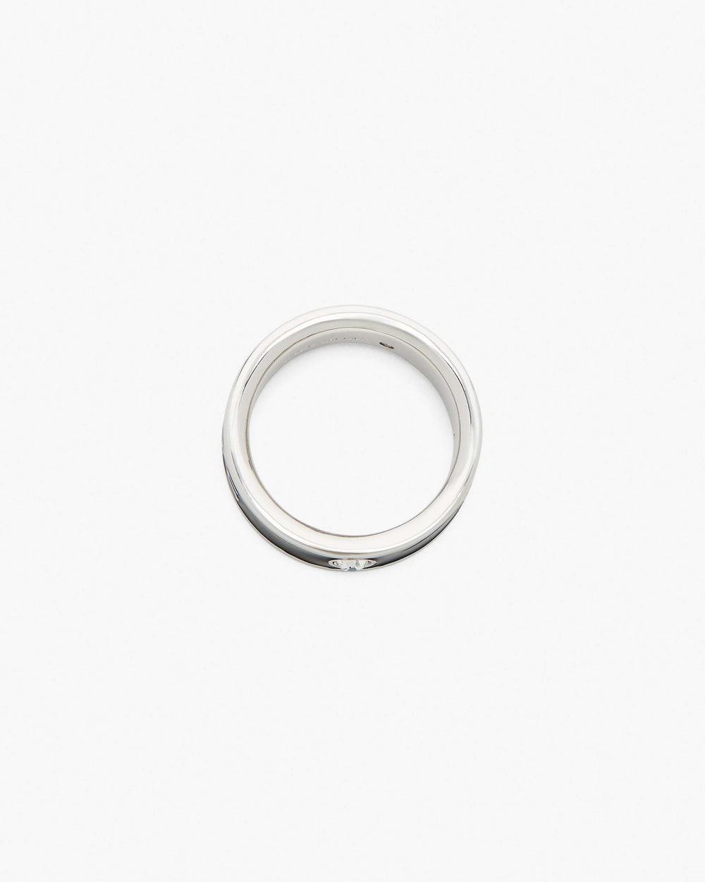 The Marc Jacobs Enamel Ring - Silver/Black | Marc Jacobs sale