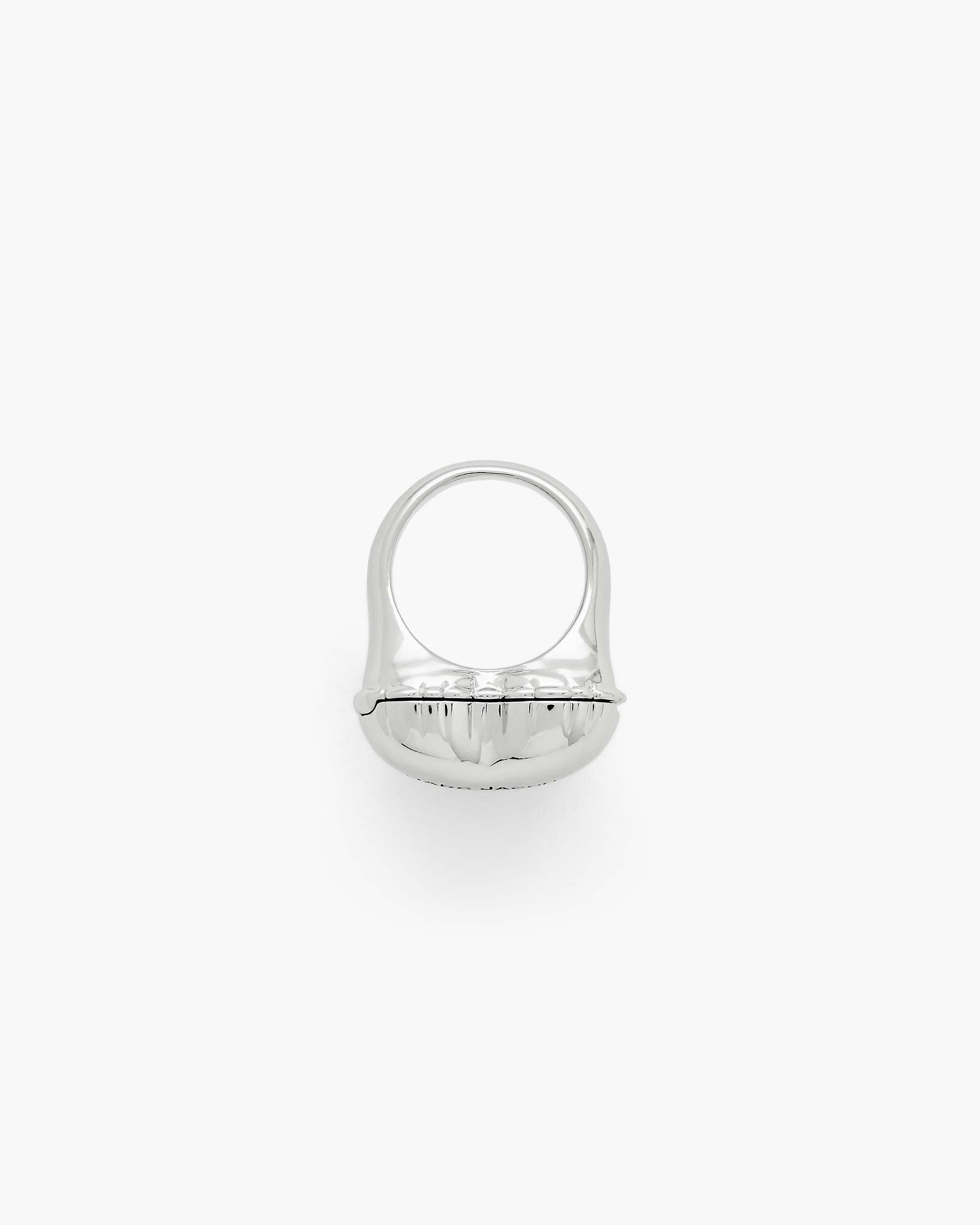 The Heart Balloon Locket Ring - Light Antique Silver | Marc Jacobs US