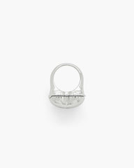 The Heart Balloon Locket Ring - Light Antique Silver | Marc Jacobs US