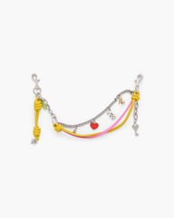 The Mini Icon Chain Bag Charm - Bow Pink Multi | Marc Jacobs US