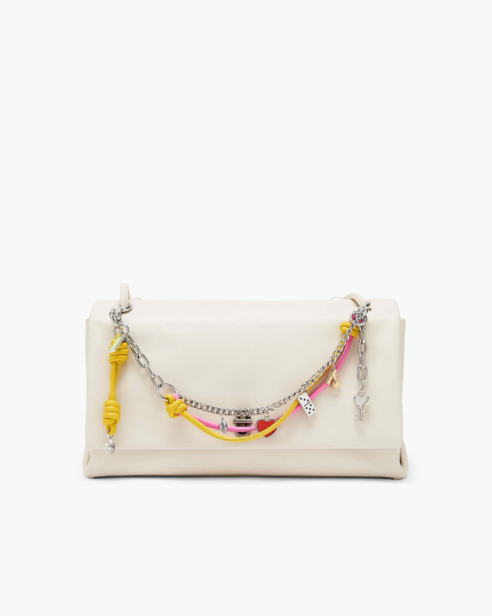 The Mini Icon Chain Bag Charm - Bow Pink Multi | Marc Jacobs US