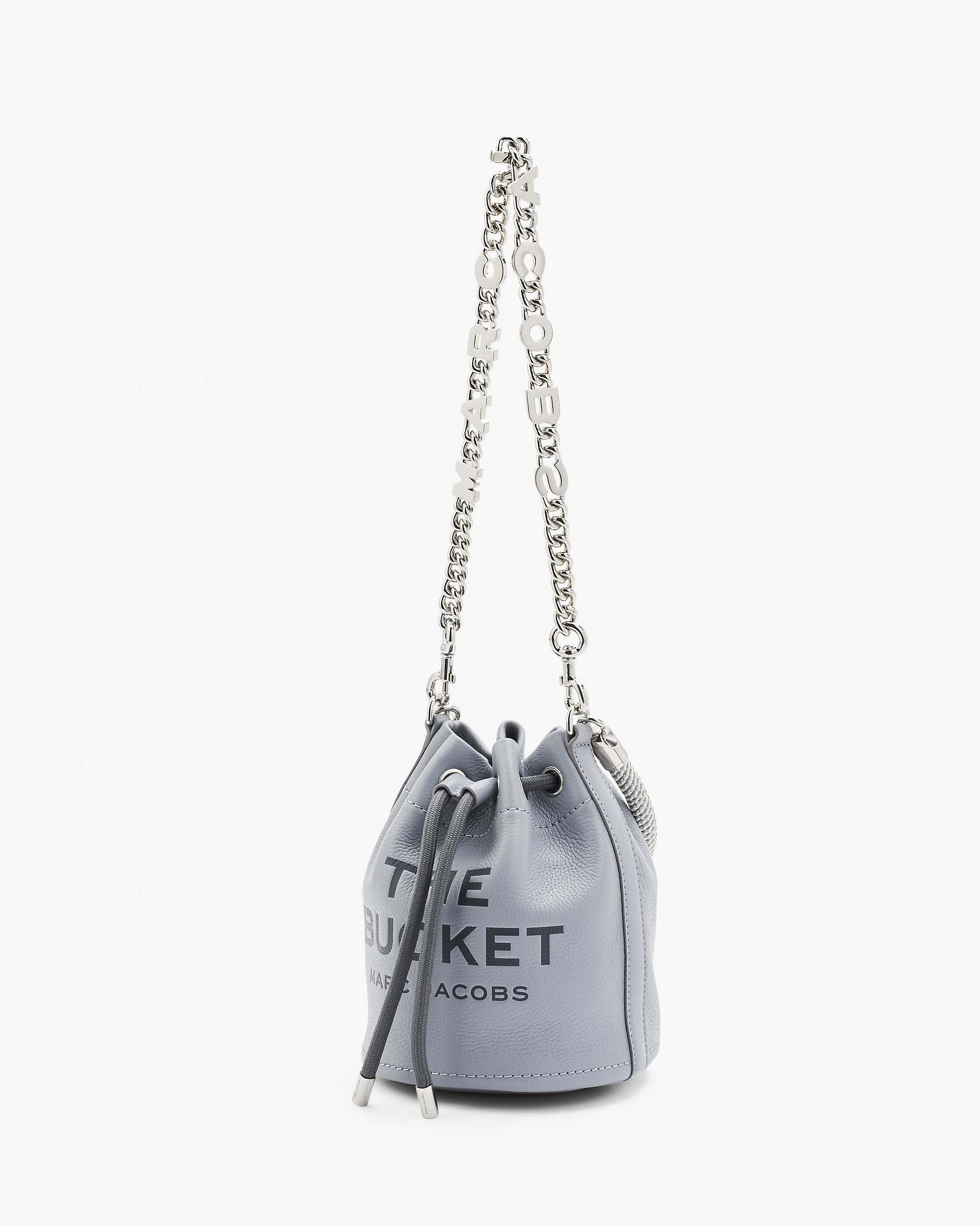 The Logo Chain Shoulder Strap - Nickel | Marc Jacobs online
