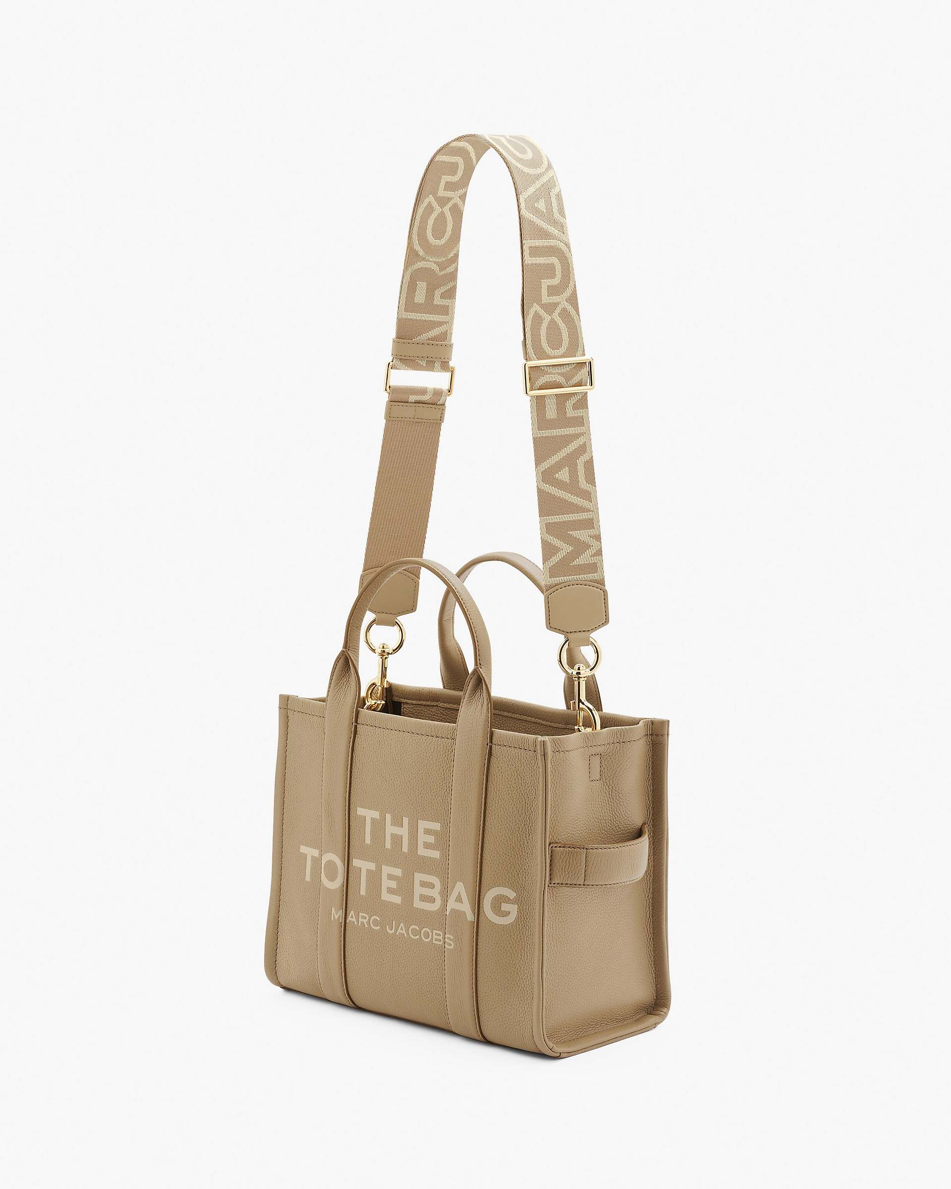 The Outline Logo Webbing Strap - Camel | Marc Jacobs online