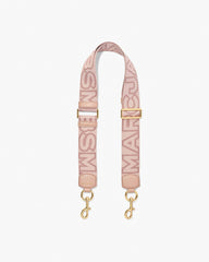 The Outline Logo Webbing Strap - Rose Multi | Marc Jacobs sale