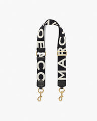 The Logo Webbing Strap - Black/White | Marc Jacobs for sale