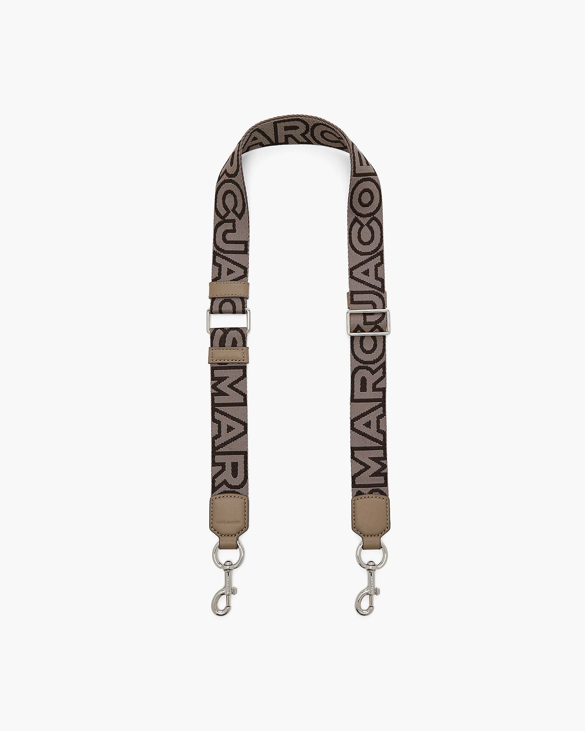 The Thin Outline Logo Webbing Strap - Cement Multi | Marc Jacobs US