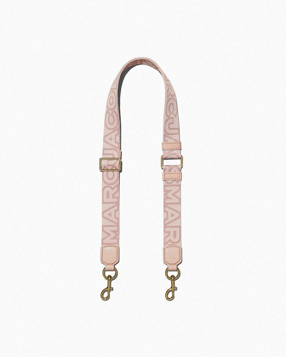 The Thin Outline Logo Webbing Strap - Rose Multi | Marc Jacobs online