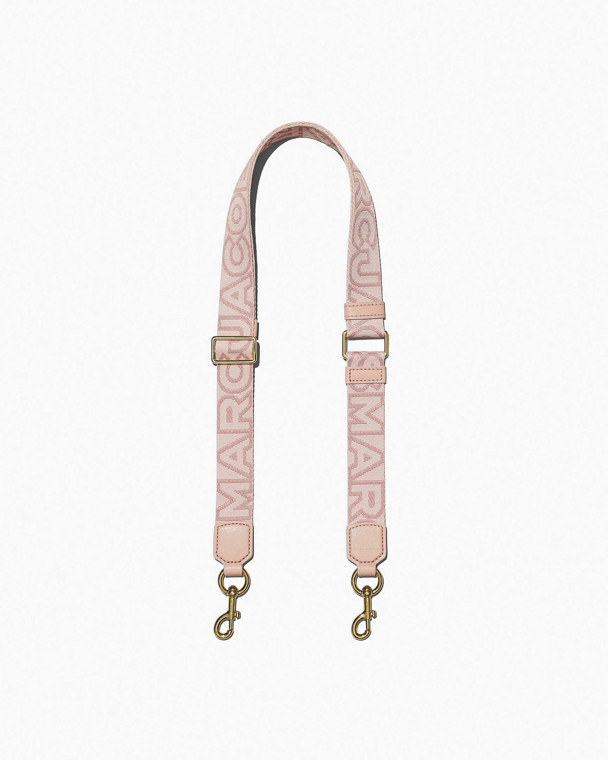 The Thin Outline Logo Webbing Strap - Rose Multi | Marc Jacobs online