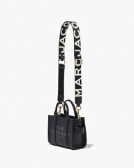 The Thin Logo Webbing Strap - Black/White | Marc Jacobs discount