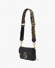 The Outline Logo Webbing Strap - Black/Gold | Marc Jacobs US
