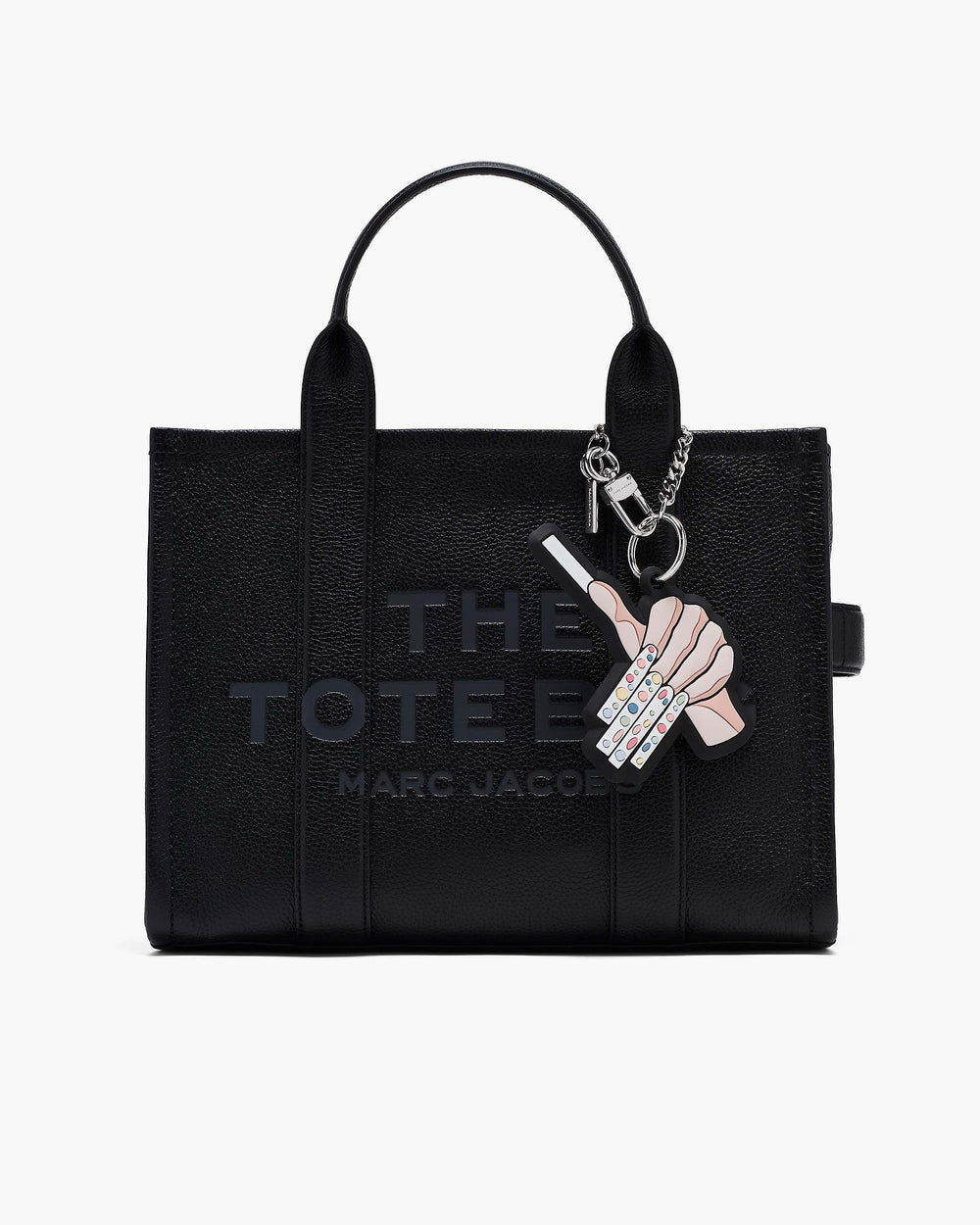 The Marc Mani Bag Charm - Black | Marc Jacobs online